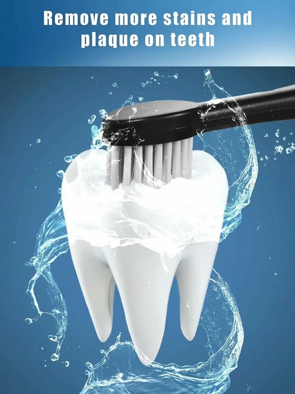 X-3 Electric Toothbrush – 6 Brushing Modes | USB Fast Charging | 4 Replacement Heads