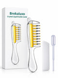 Brekaluxo Crystal Liquid Guide Comb – Scalp Massage & Liquid Applicator